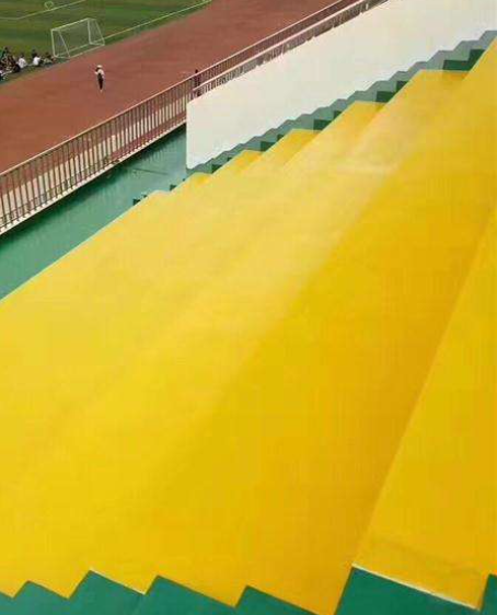 宁蒗球场台阶翻新修补改造